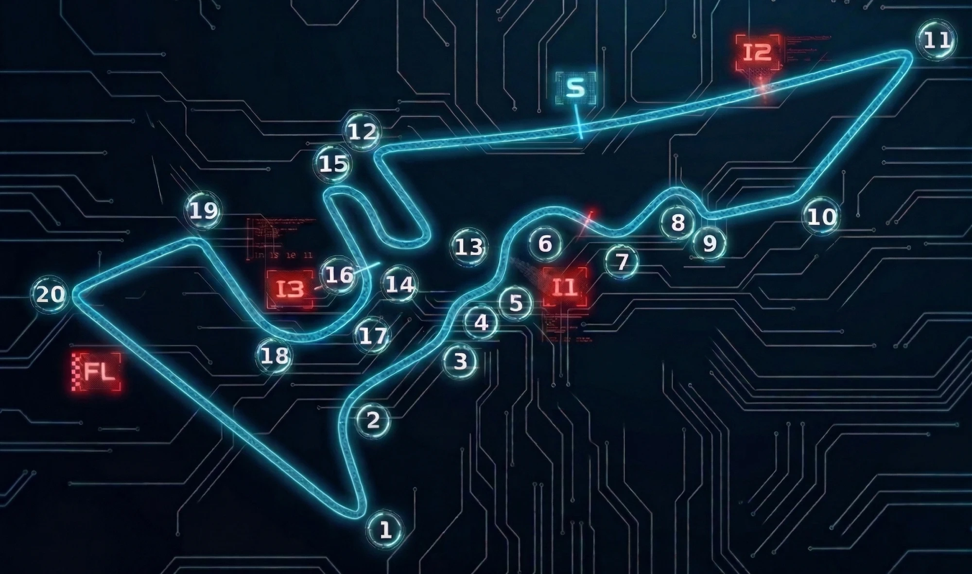 Americas Circuit Layout